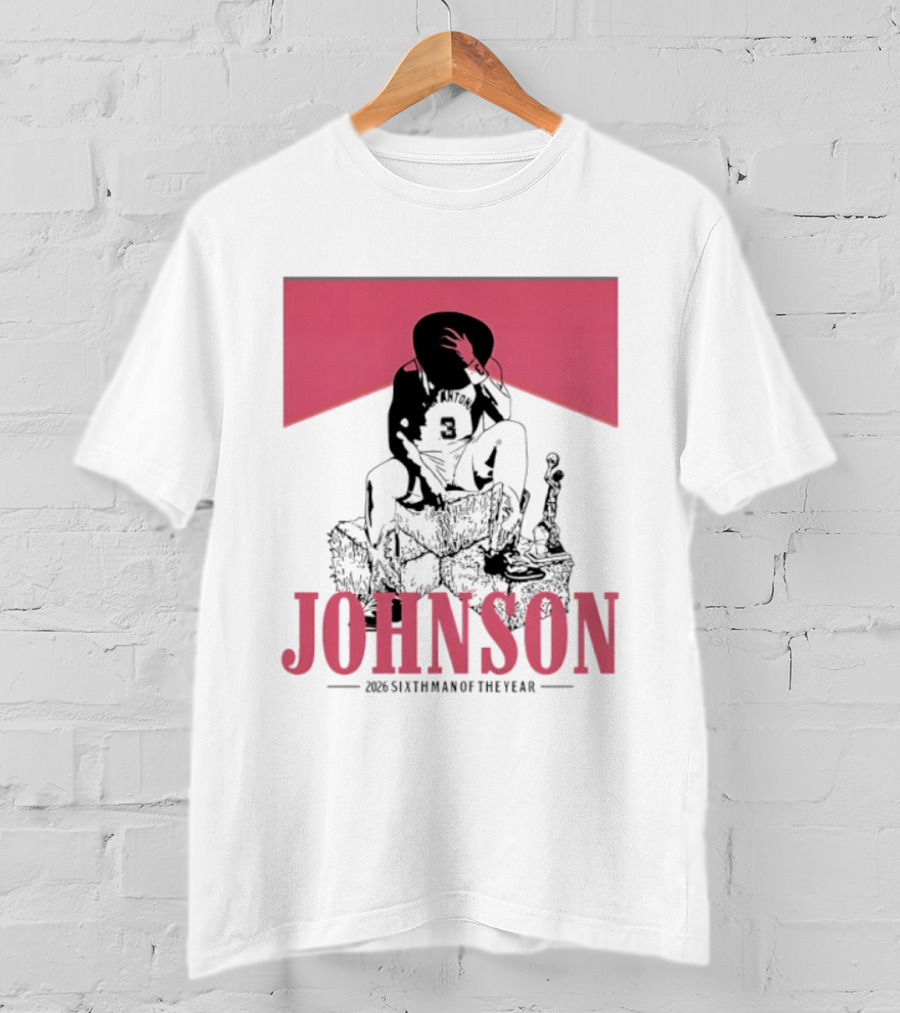 Keldon Johnson San Antonio Spurs 2026 Sixth Man Of The Year Johnson T-Shirt