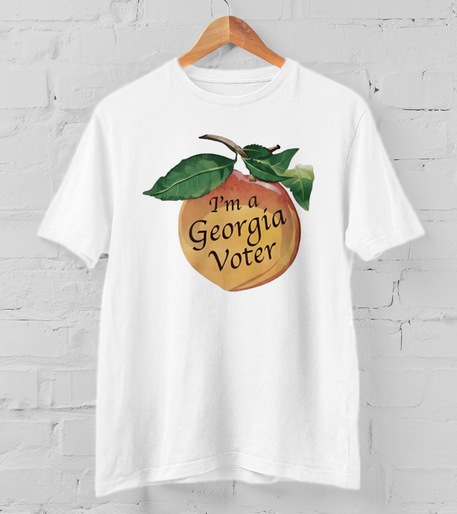I'm A Georgia Voter Peach T-Shirt