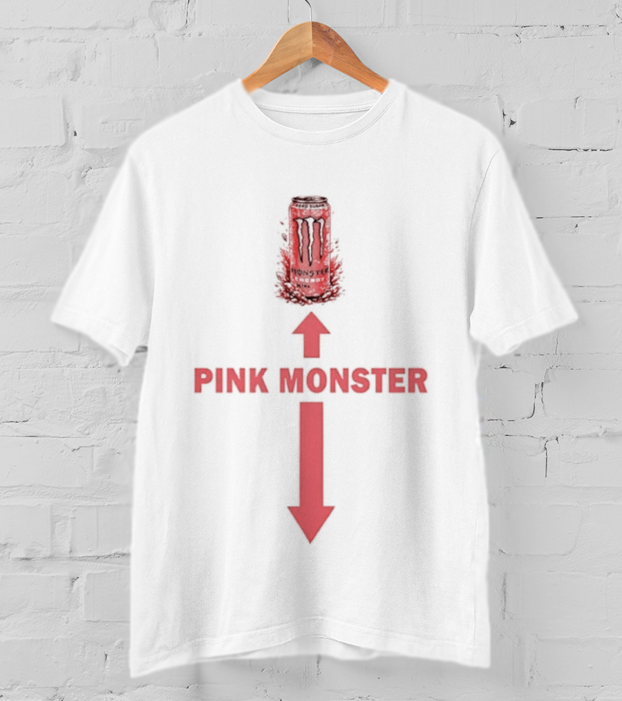 Monster Energy Ultra Rosa Pink Monster Arrows Meme T-Shirt