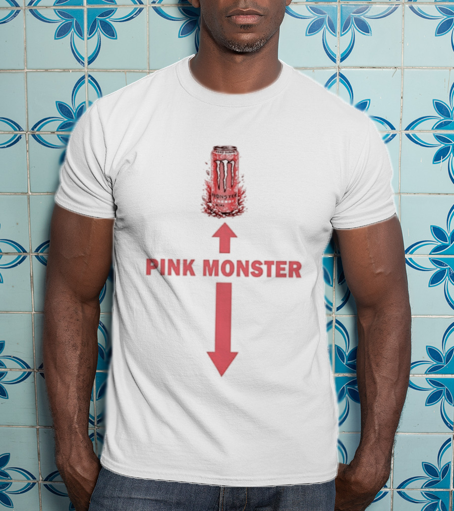 Monster Energy Ultra Rosa Pink Monster Arrows Meme T-Shirt
