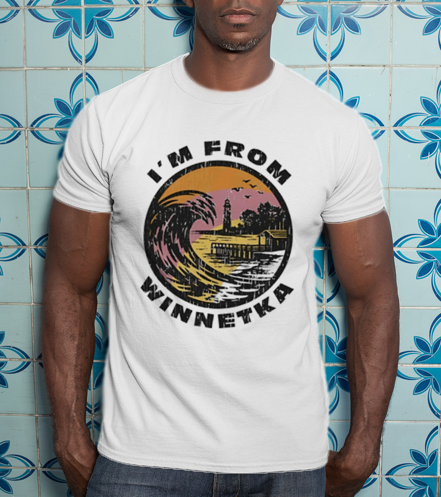 Johnny Hilbrant I'm From Winnetka Wave Scene T-Shirt