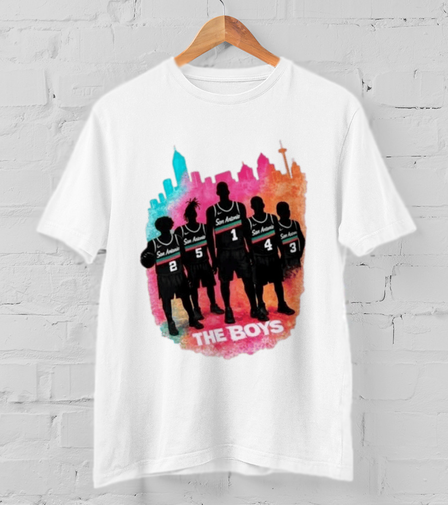 San Antonio Splash Hoops Skyline The Boys T-Shirt