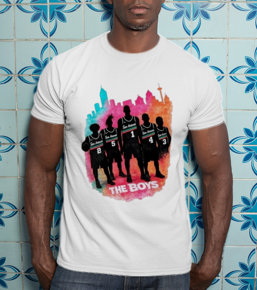 San Antonio Splash Hoops Skyline The Boys T-Shirt