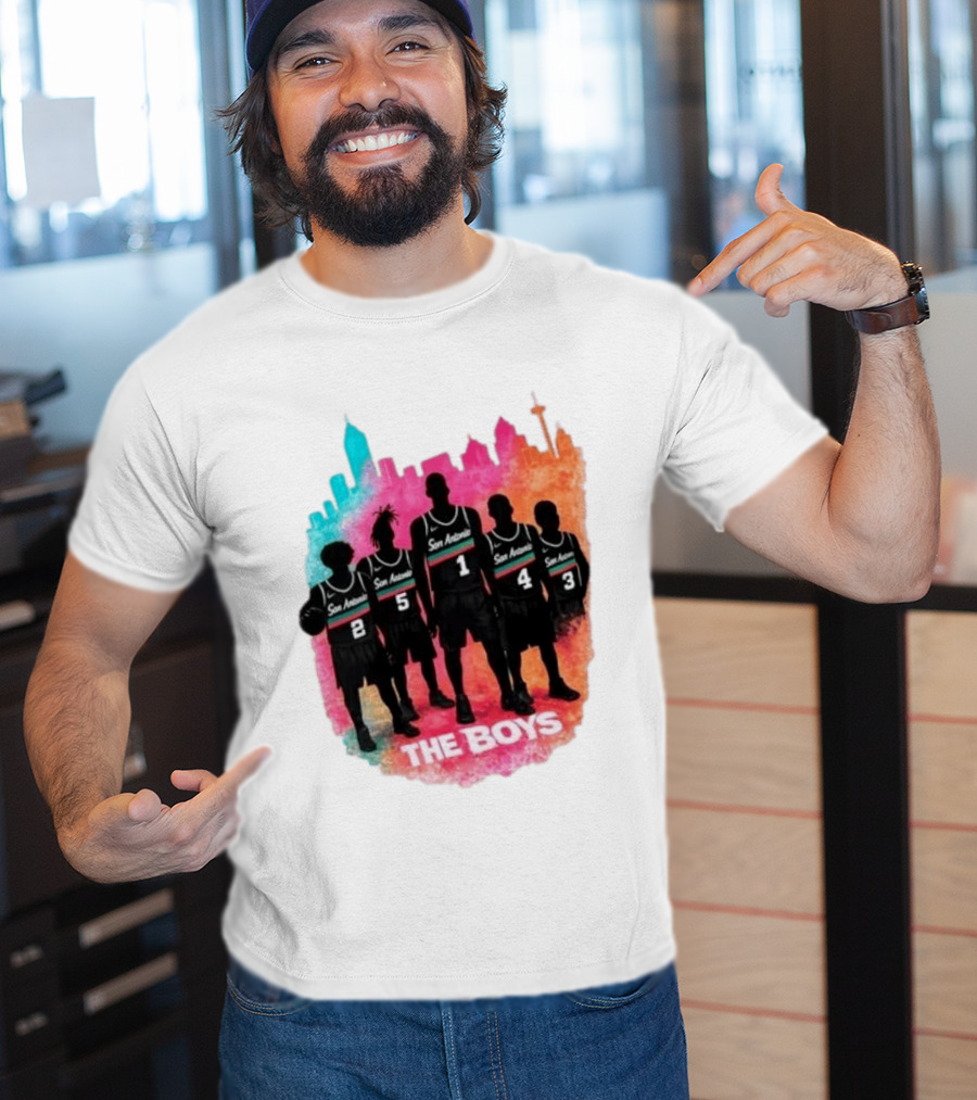 San Antonio Splash Hoops Skyline The Boys T-Shirt