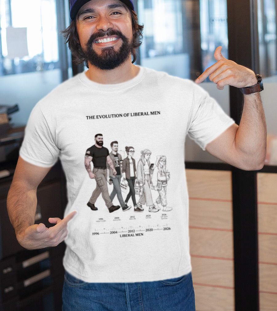 The Evolution Of Liberal Men 2026 T-Shirt