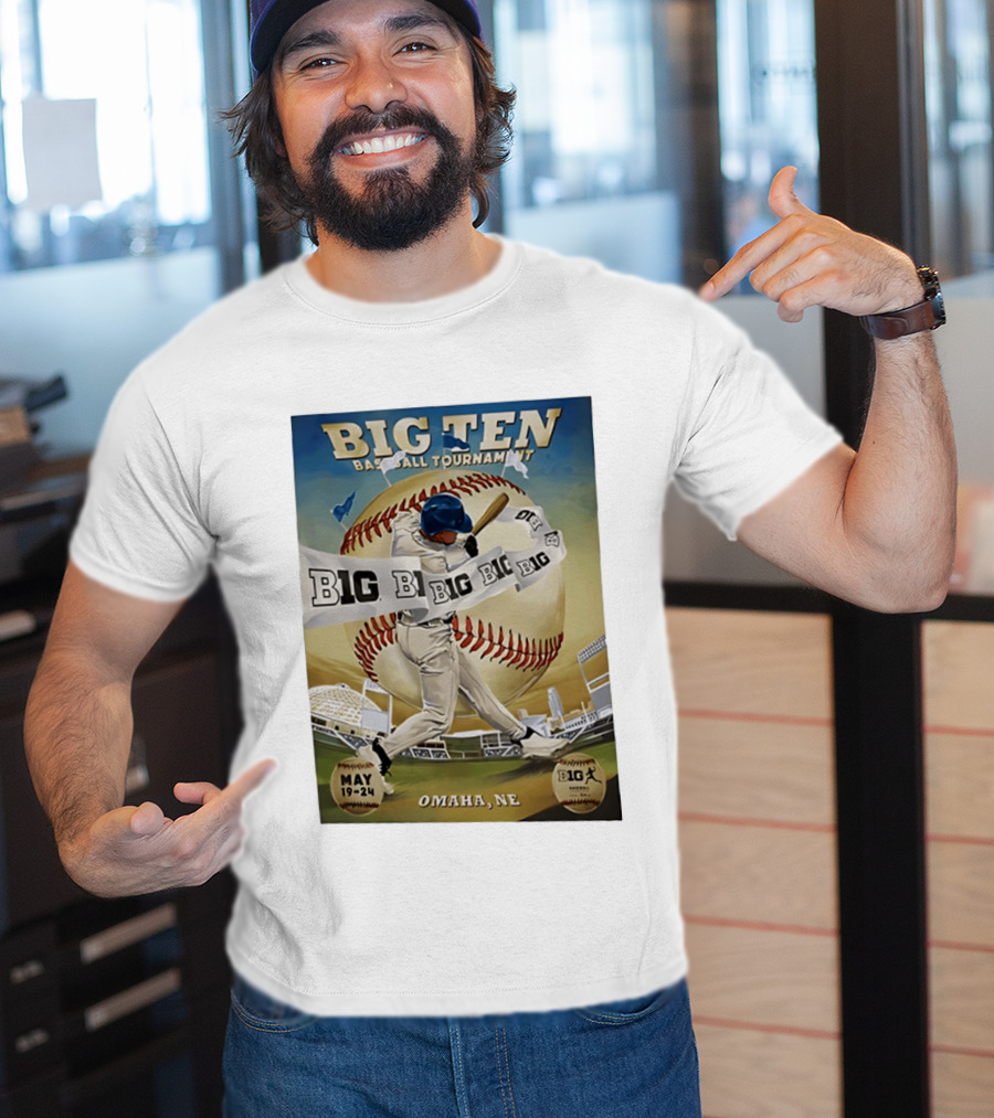 Big Ten Baseball Tournament 2026 Omaha May 19 24 T-Shirt