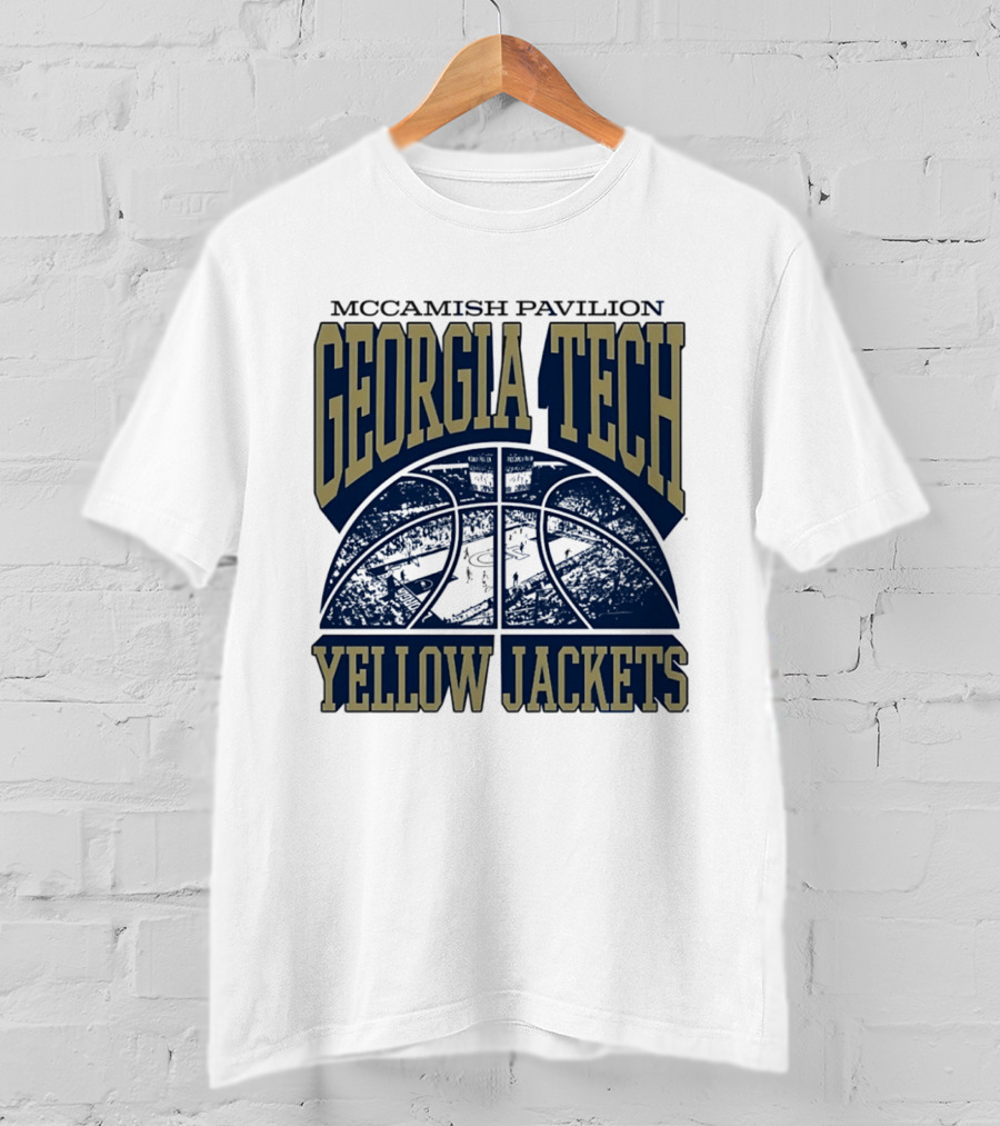 Georgia Tech Yellow Jackets Basketball McCamish Pavilion Georgia Tech Yellow Jackets T-Shirt