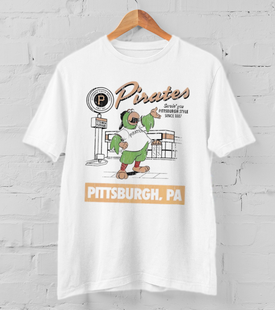 Pittsburgh Pirates Servin' You Pittsburgh PA Since 1887 T-Shirt