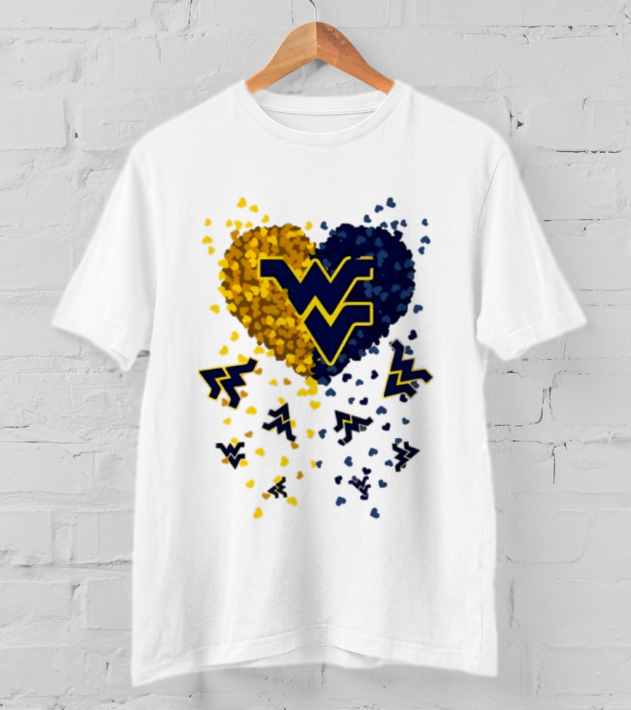 Heart Of West Virginia Mountaineers WV Football 2026 T-Shirt