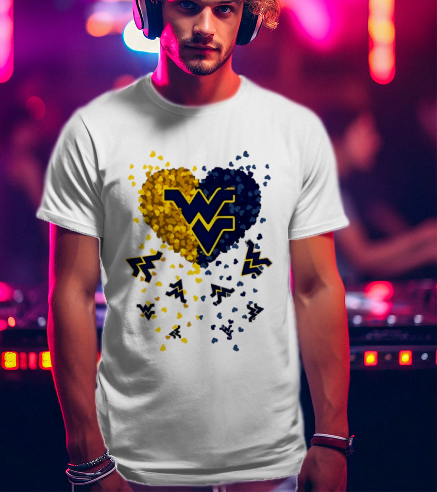 Heart Of West Virginia Mountaineers WV Football 2026 T-Shirt