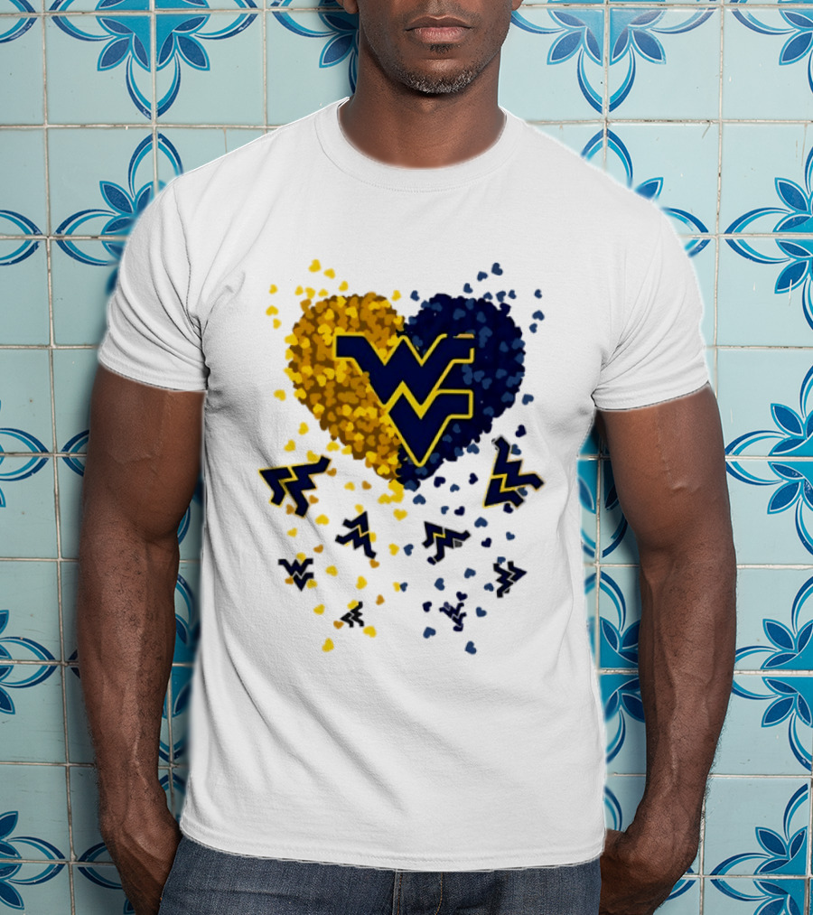Heart Of West Virginia Mountaineers WV Football 2026 T-Shirt