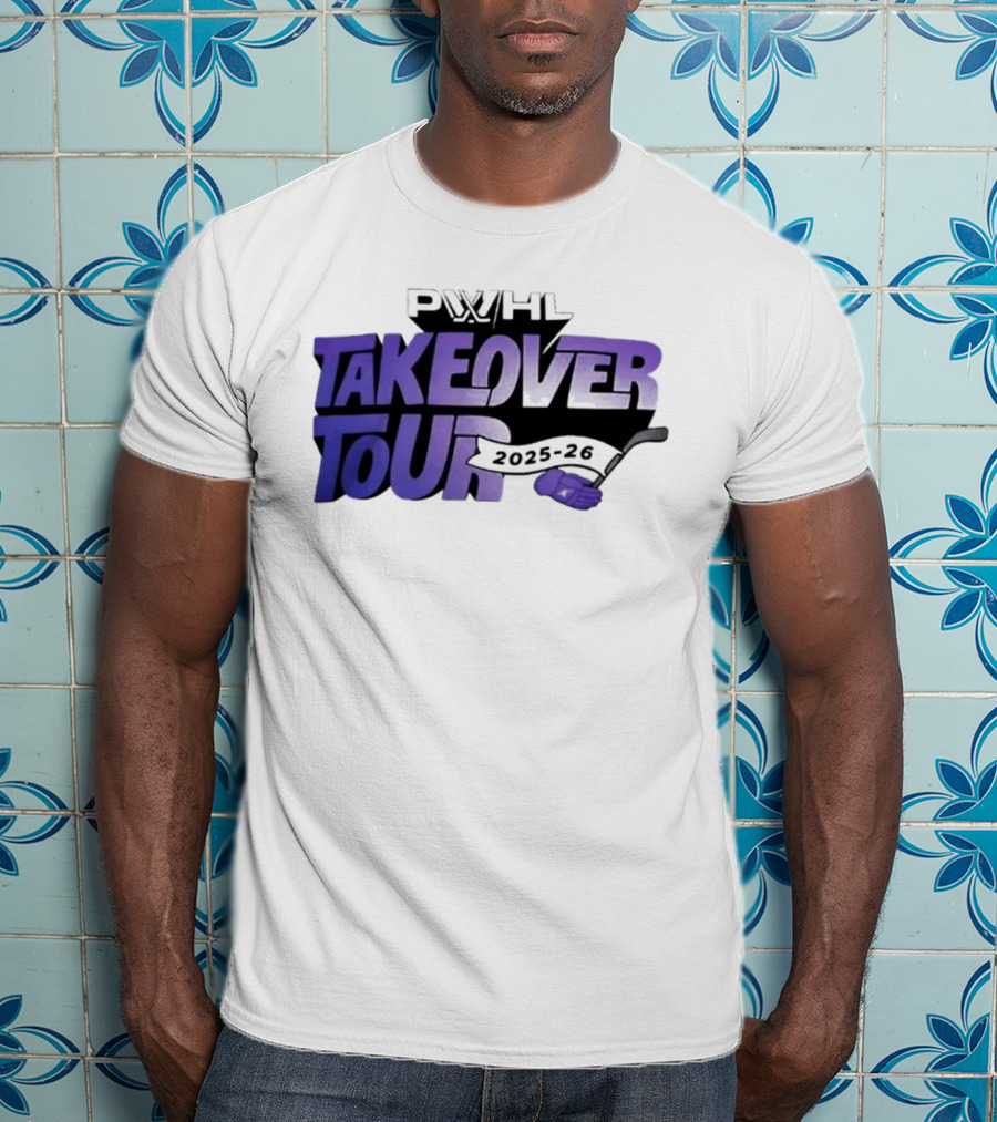 PWHL Takeover Tour 2025 26 Hockey Sideline Royalty T-Shirt