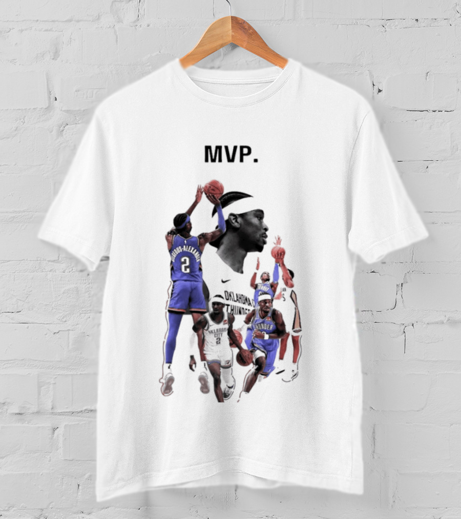 SGA Shai Gilgeous Alexander OKC Thunder MVP T-Shirt