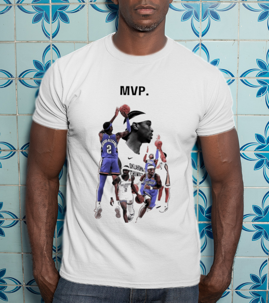 SGA Shai Gilgeous Alexander OKC Thunder MVP T-Shirt