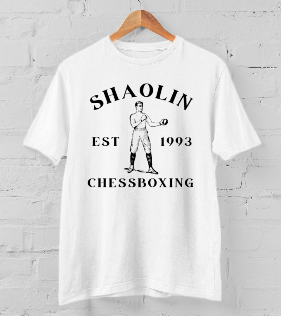 Shaolin Chessboxing Established 1993 Martial Arts Fighter T-Shirt