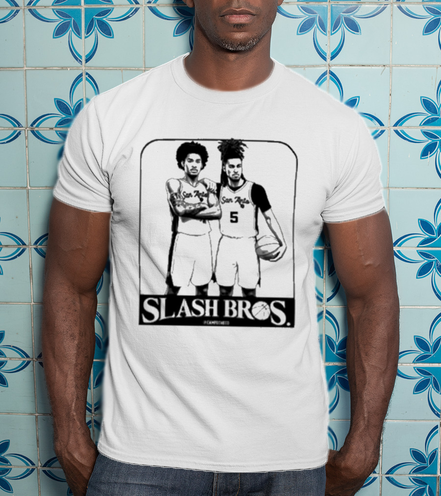 Slash Bros San Fran Basketball Duo 5 T-Shirt