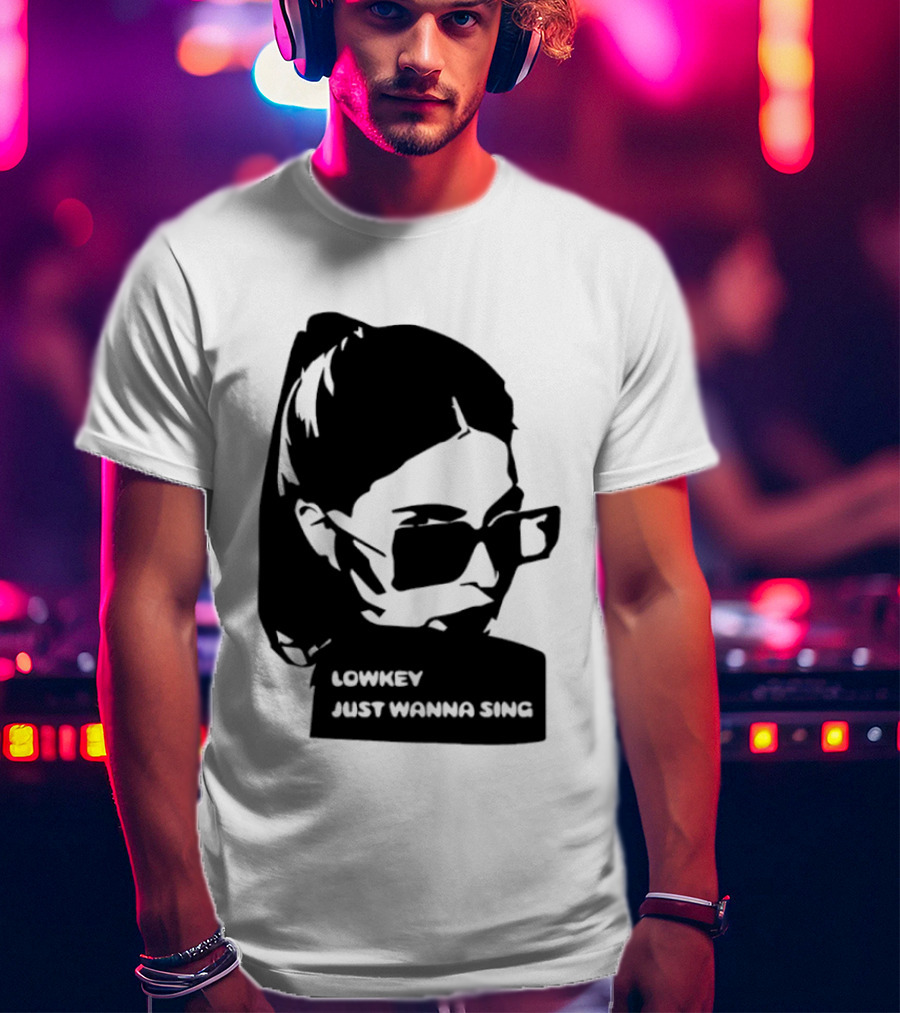Lowkey Just Wanna Sing X Sophie Rey Sunglasses Girl T-Shirt