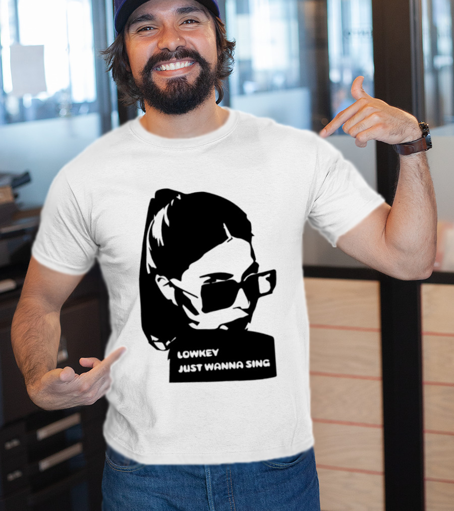 Lowkey Just Wanna Sing X Sophie Rey Sunglasses Girl T-Shirt
