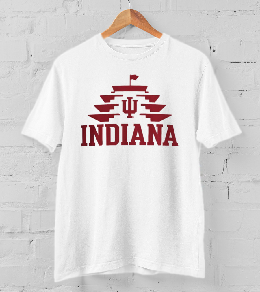 Indiana Hoosiers IMS Pagoda Iconic Symbol Collaboration T-Shirt