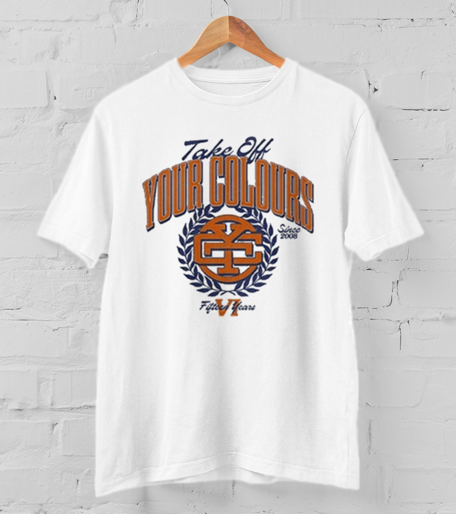You Me At Six Take Off Your Colours 15 Years 2008 YMAS 15th Anniversary T-Shirt