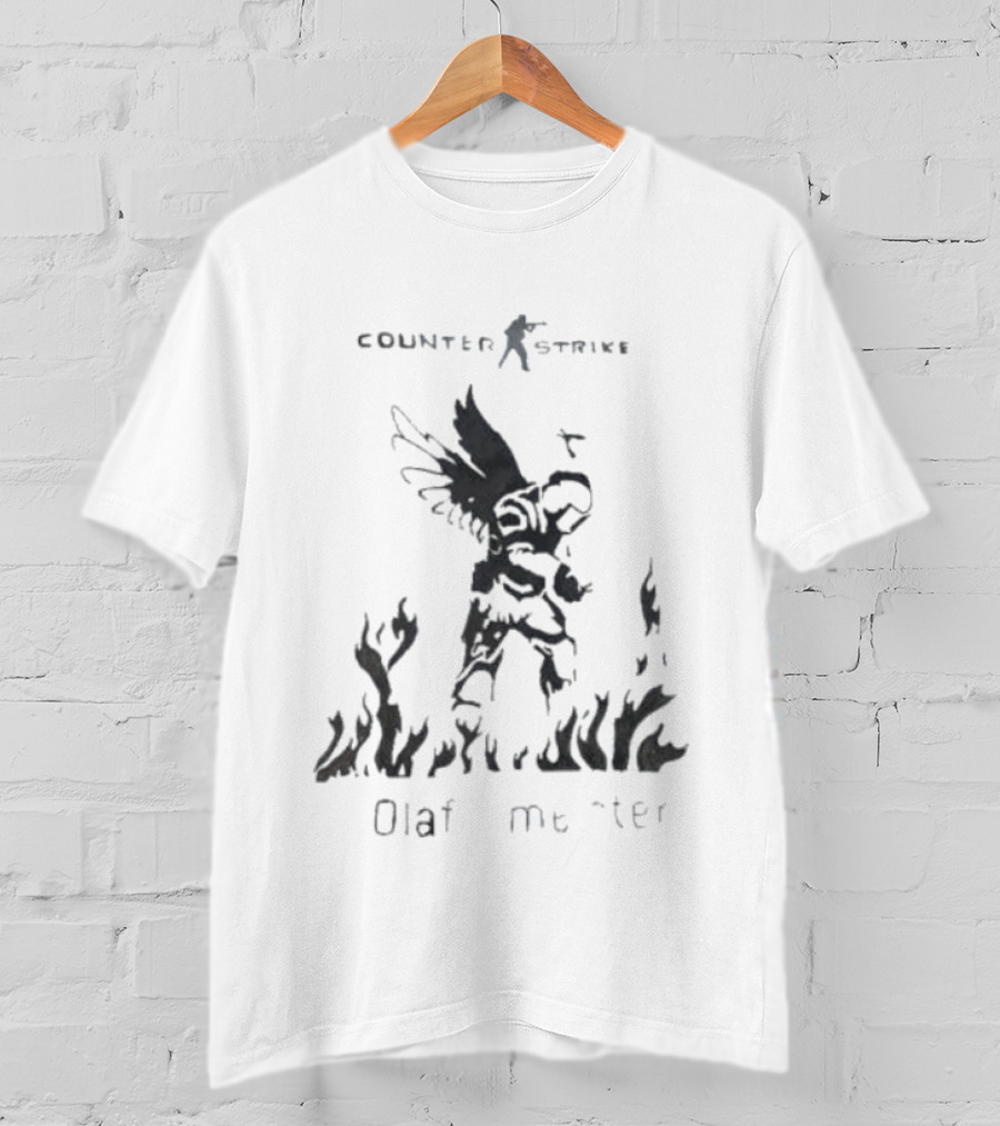 Counter Strike Olaf Meister Wings And Flames T-Shirt
