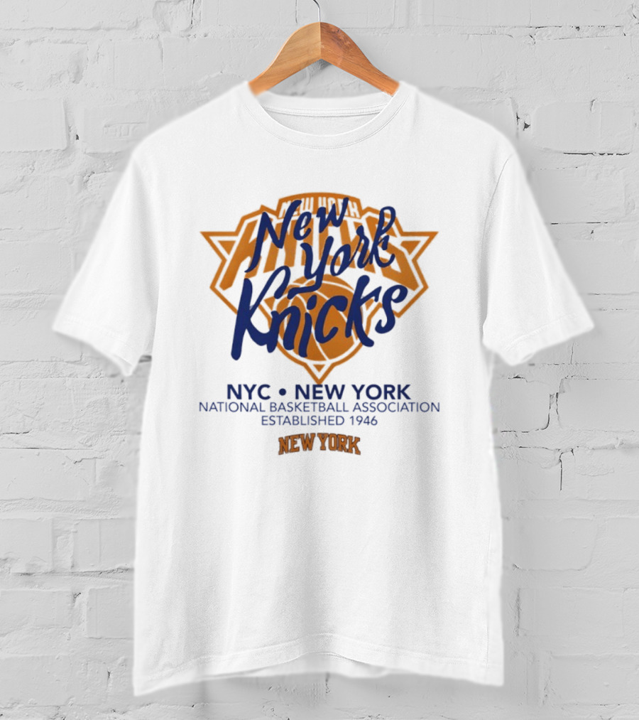 New York Knicks NYC National Basketball Association Established 1946 T-Shirt