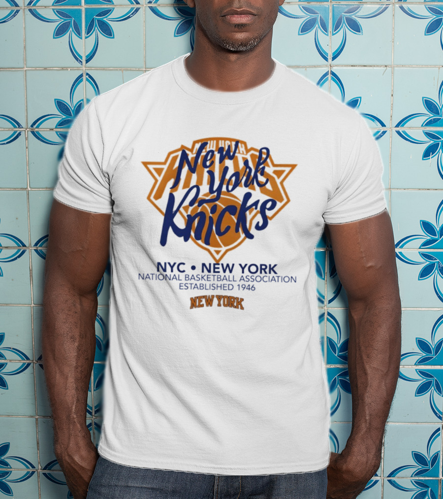 New York Knicks NYC National Basketball Association Established 1946 T-Shirt