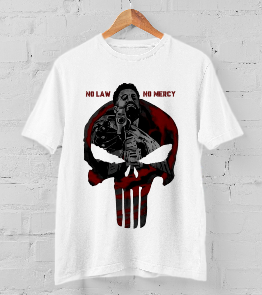 No Law No Mercy Skull Of Terror The Punisher Marvel Universal T-Shirt