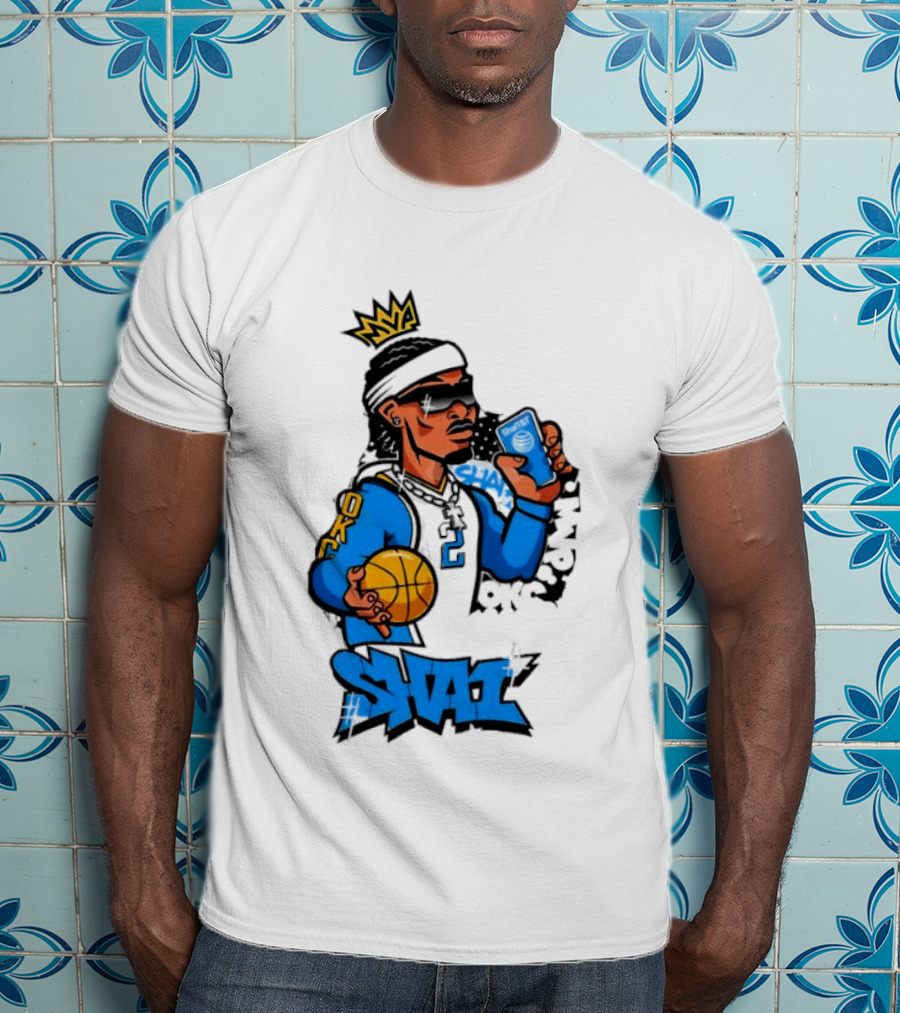 Shai Gilgeous Alexander OKC Crown Basketball Graphic SGA T-Shirt