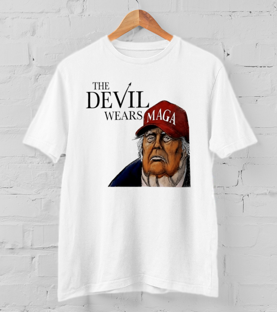 The Devil Wears MAGA Cap Trump T-Shirt