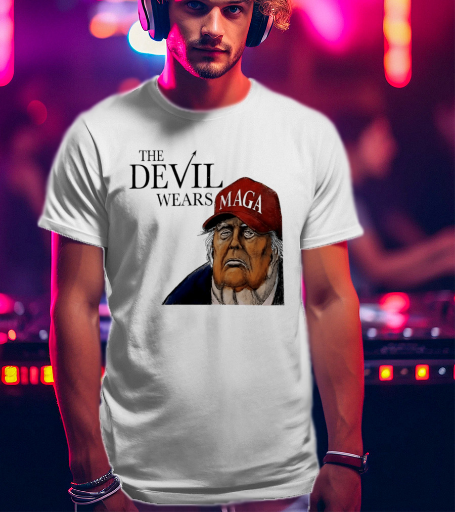 The Devil Wears MAGA Cap Trump T-Shirt