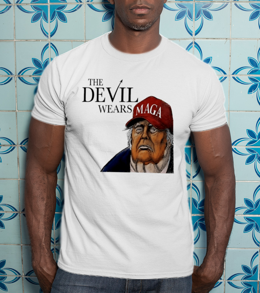 The Devil Wears MAGA Cap Trump T-Shirt