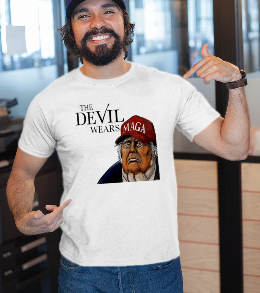The Devil Wears MAGA Cap Trump T-Shirt
