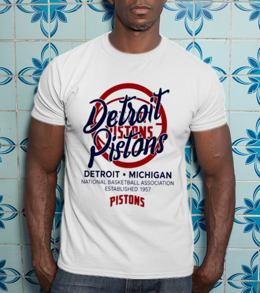 Detroit Pistons National Basketball Association Established 1957 Michigan T-Shirt