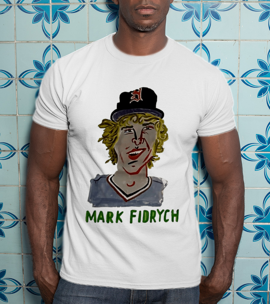 Mark Fidrych Detroit Tigers Vintage Baseball Legend T-Shirt