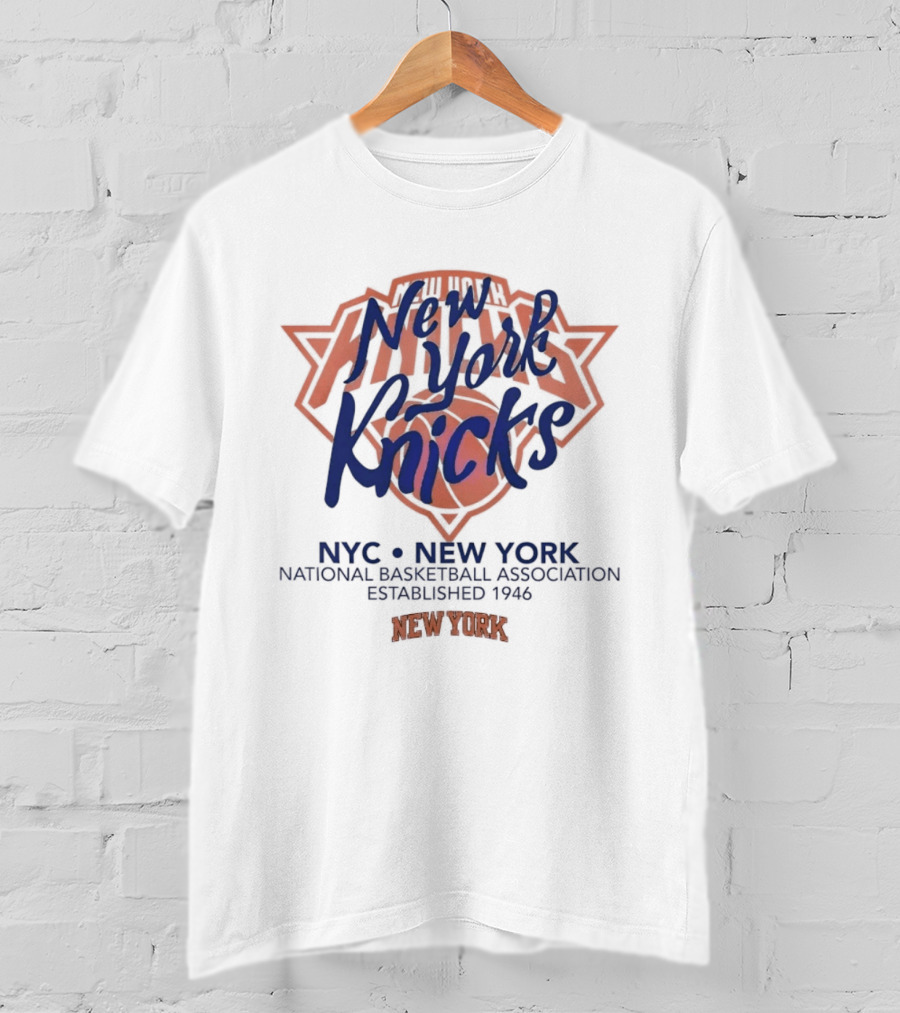 New York Knicks NYC NBA Established 1946 T-Shirt