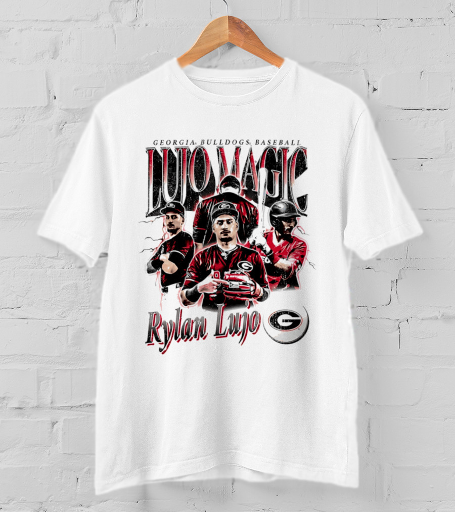 Georgia Bulldogs Baseball Lujo Magic Rylan Lujo T-Shirt