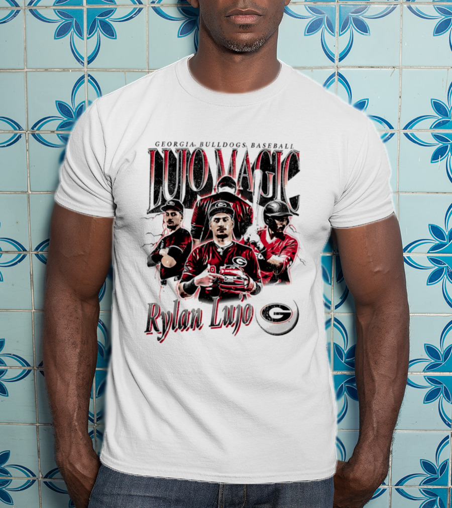 Georgia Bulldogs Baseball Lujo Magic Rylan Lujo T-Shirt
