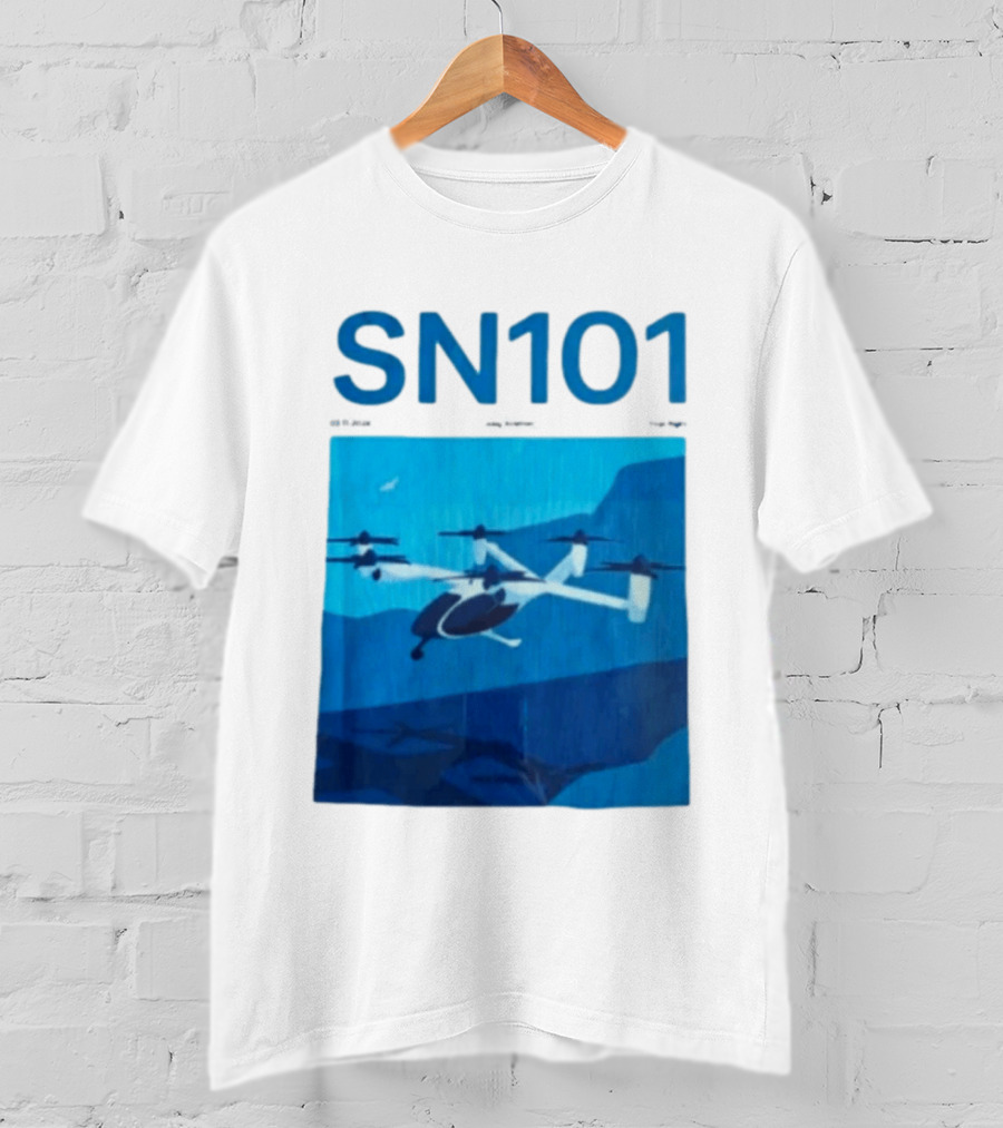 SN101 Joby Aviation First Flight Electric Air Taxi Innovation T-Shirt
