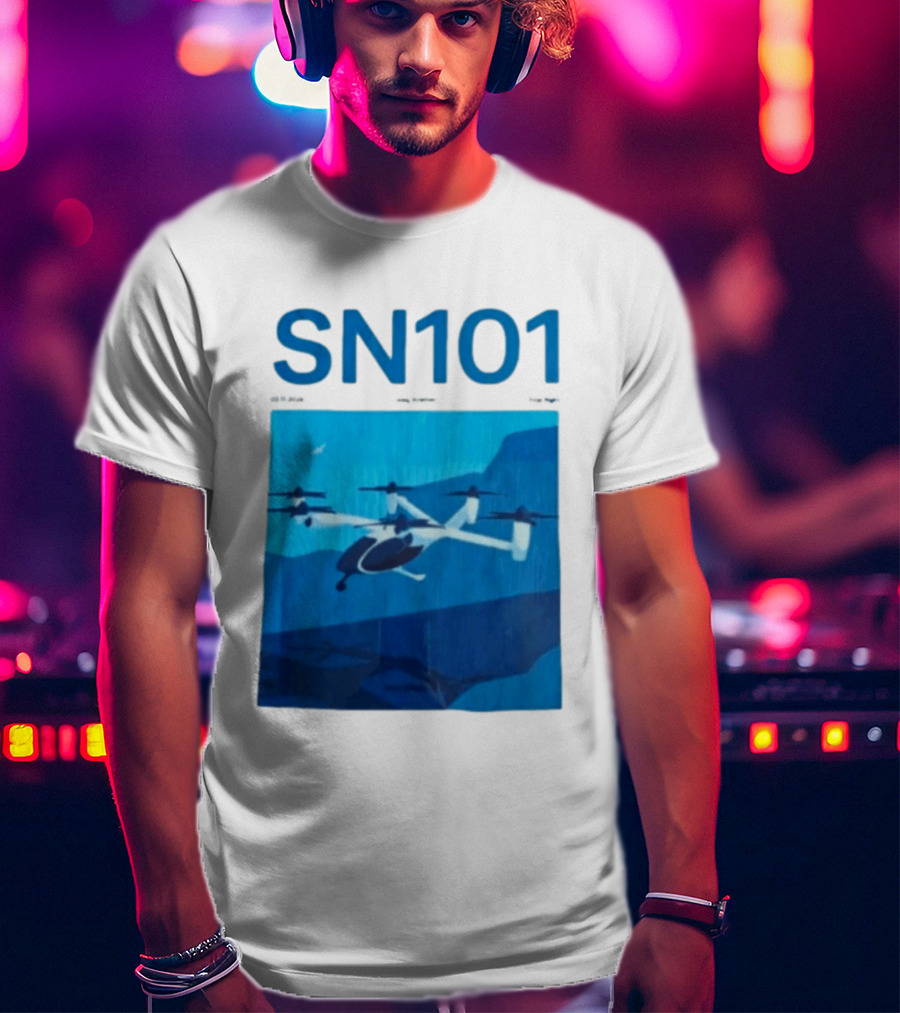 SN101 Joby Aviation First Flight Electric Air Taxi Innovation T-Shirt