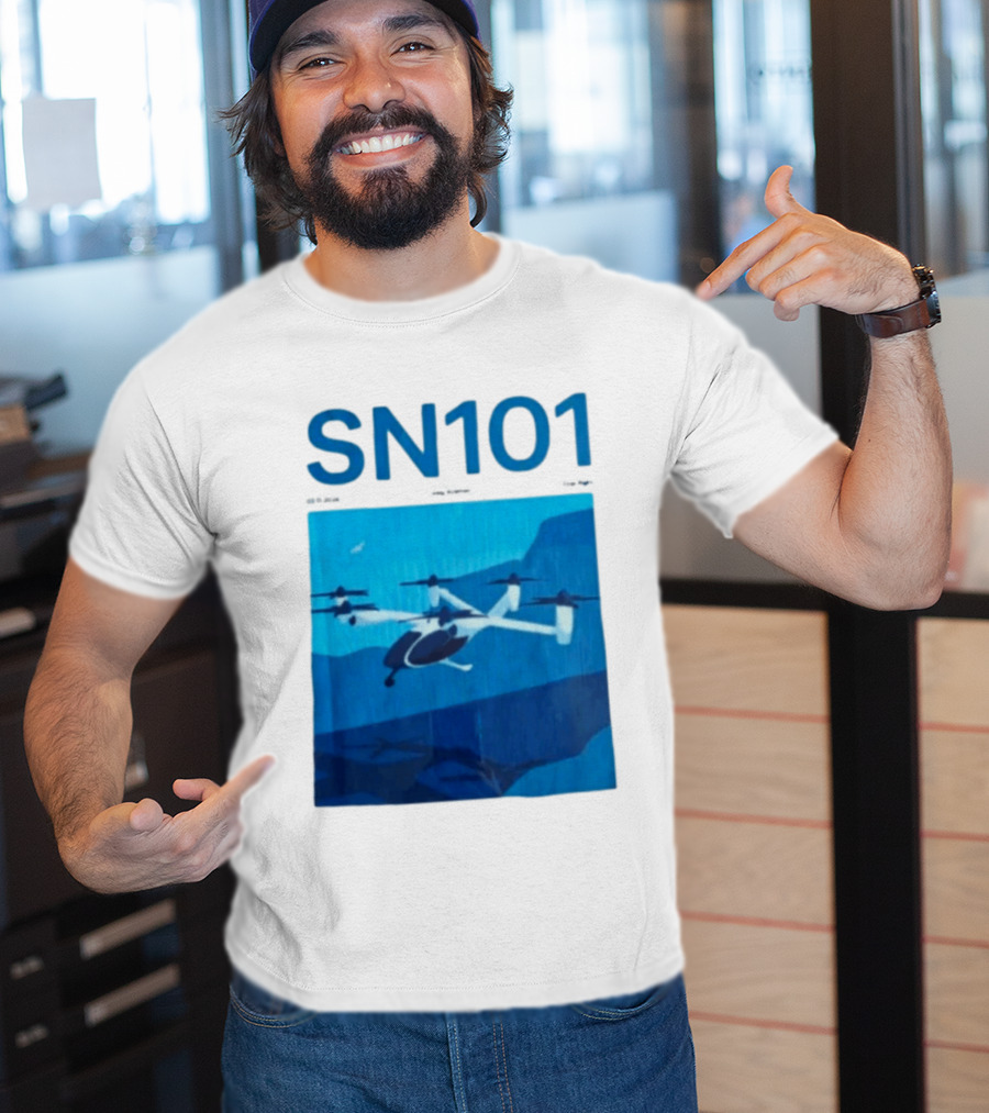 SN101 Joby Aviation First Flight Electric Air Taxi Innovation T-Shirt