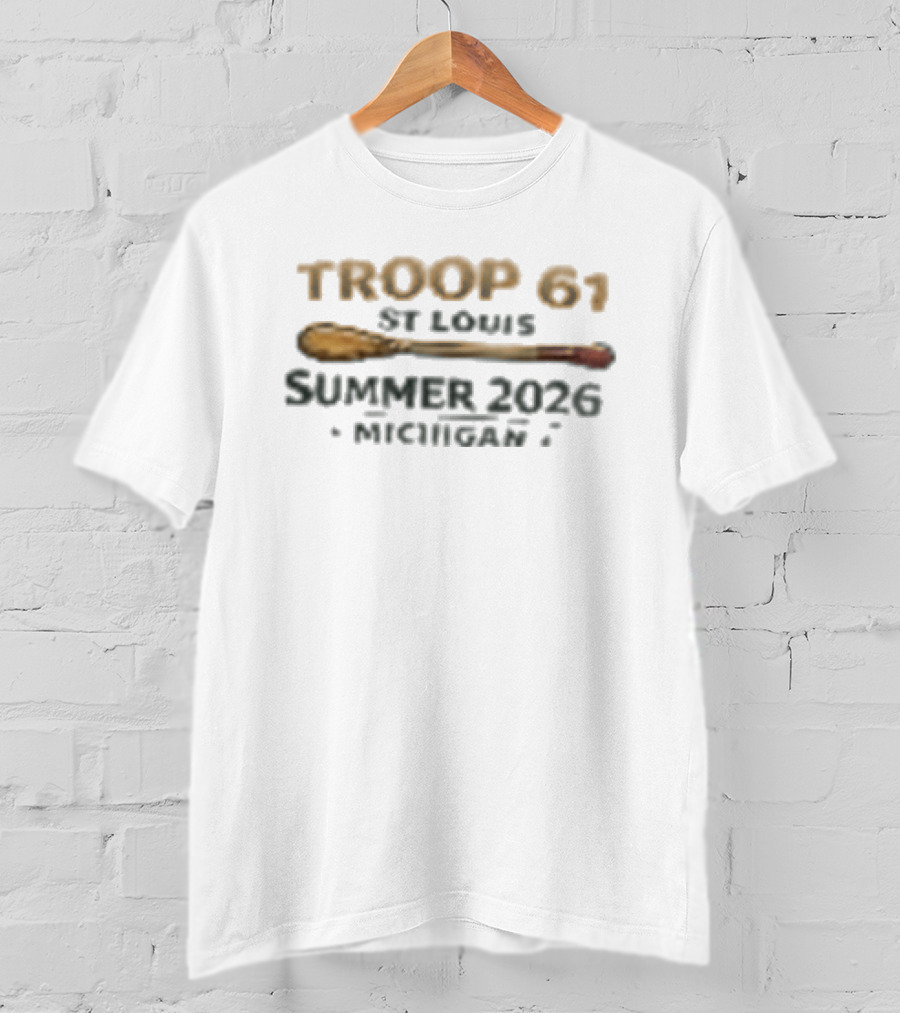 Troop 61 St Louis Summer 2026 Michigan Camp Paddle Repeat T-Shirt