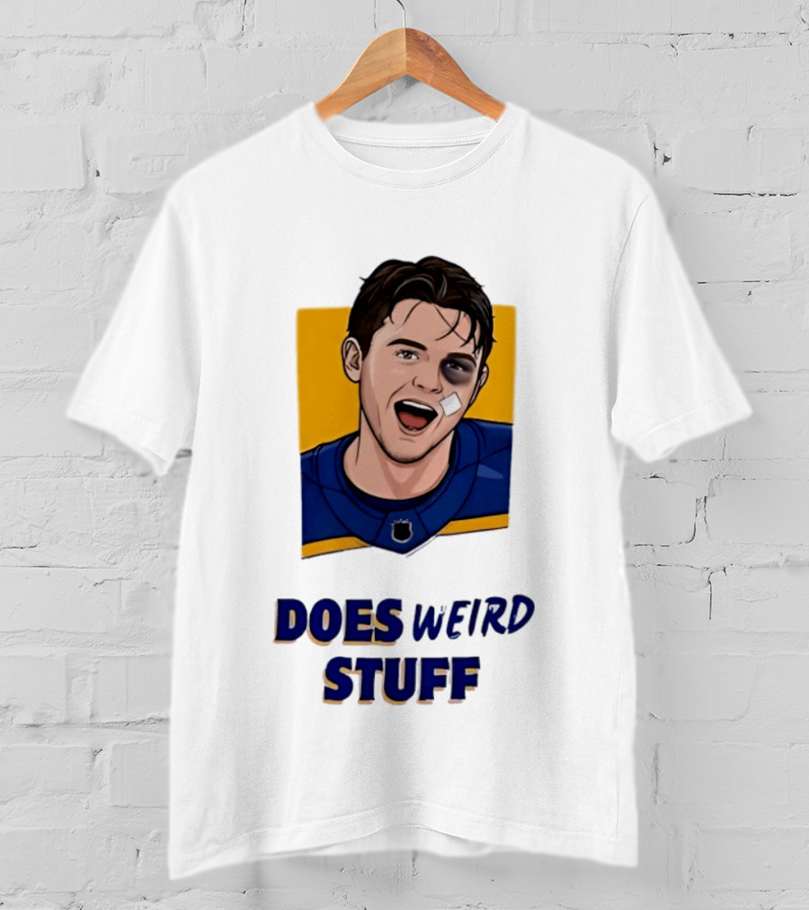 Buffalo Sabres Zach Benson Does Weird Stuff T-Shirt