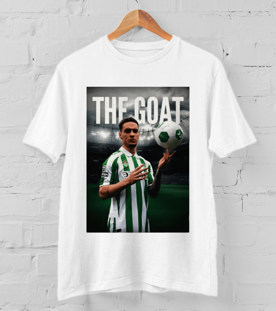 Antony Real Betis FC The Goat Soccer 2026 T-Shirt