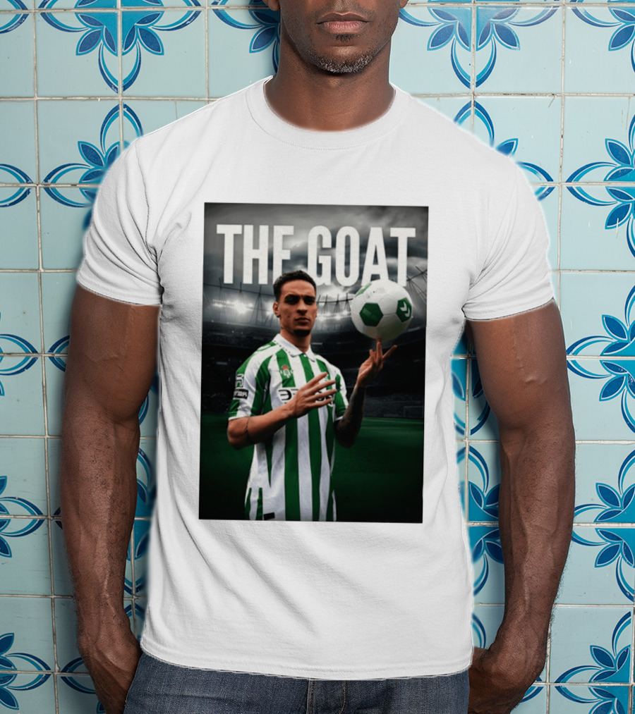 Antony Real Betis FC The Goat Soccer 2026 T-Shirt