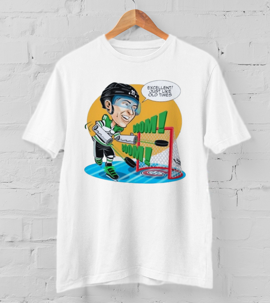 Jason Robertson Boom Excellent Just Like Old Times Hockey Goal T-Shirt