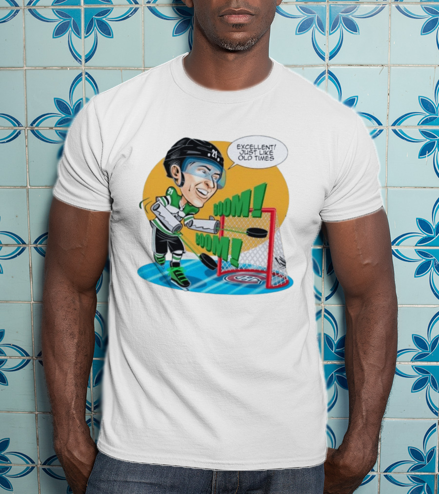 Jason Robertson Boom Excellent Just Like Old Times Hockey Goal T-Shirt