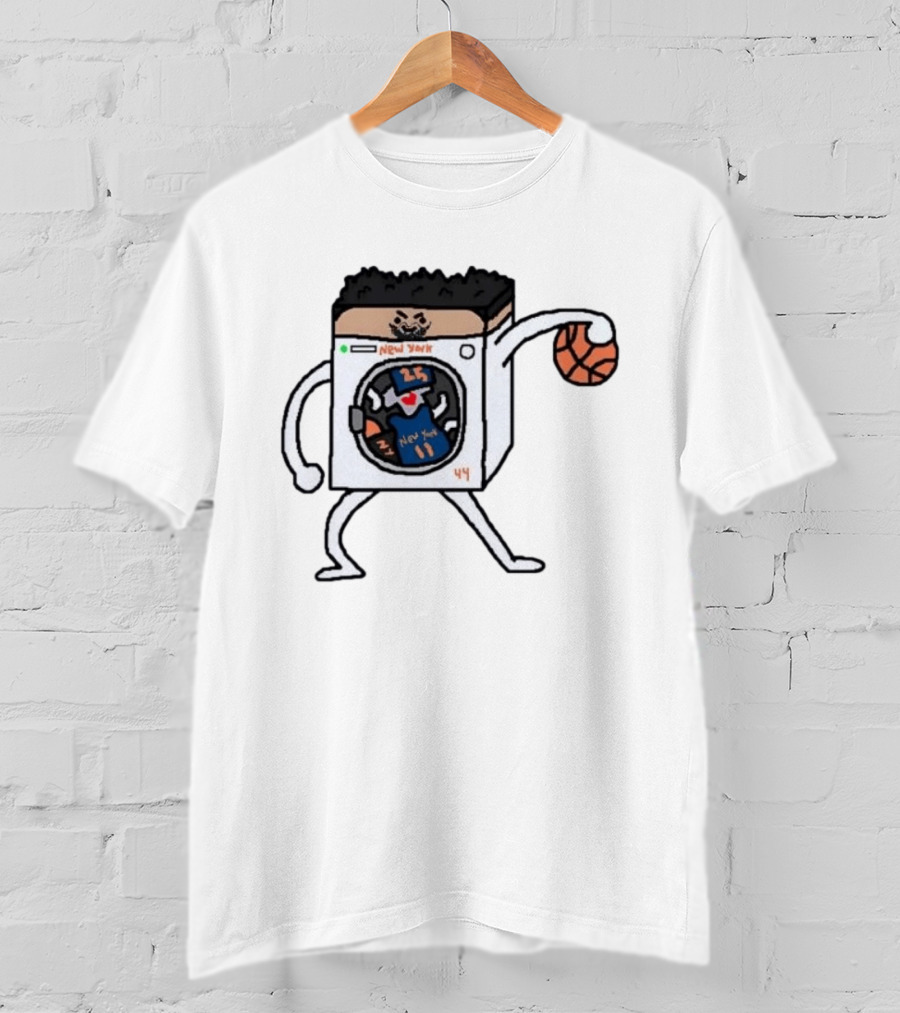 Landry Shamet New York Washing Machine Basketball Play T-Shirt