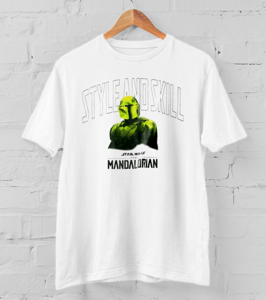 Star Wars The Mandalorian Style And Skill T-Shirt