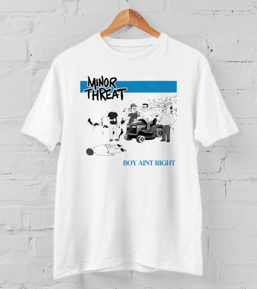 Minor Threat Boy Ain't Right Beer Mower Scene T-Shirt